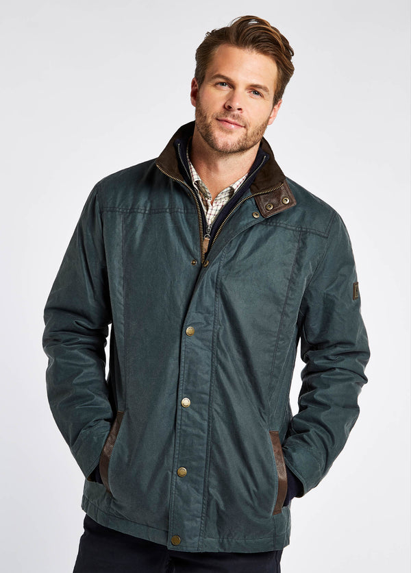 Dubarry Carrickfergus Wax Jacket - Dark Pebble