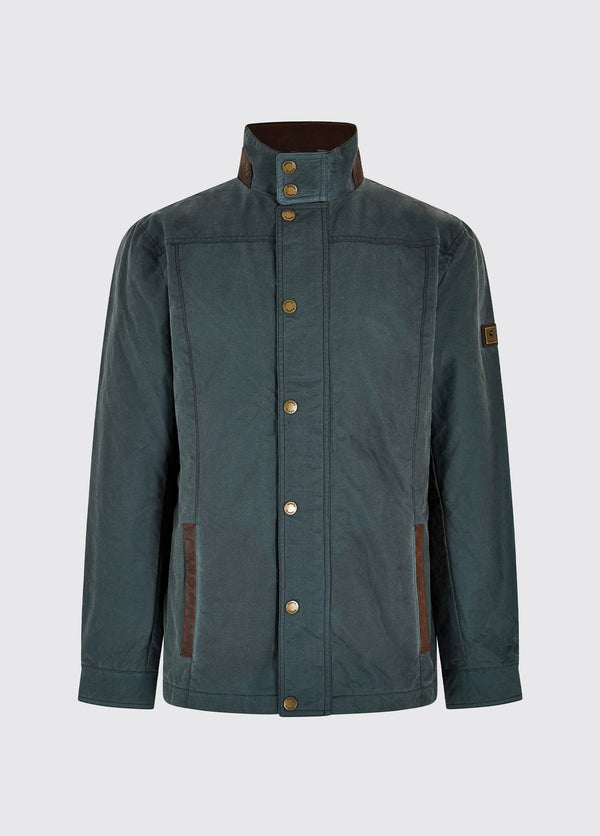 dubarry Carrickfergus Wax Jacket - Dark Pebble