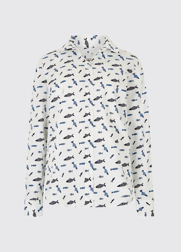 dubarry Cherryblossom Printed Shirt - White