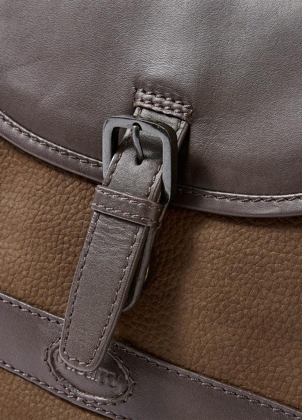 Dubarry Clara Ladies Leather Saddle Bag - Walnut