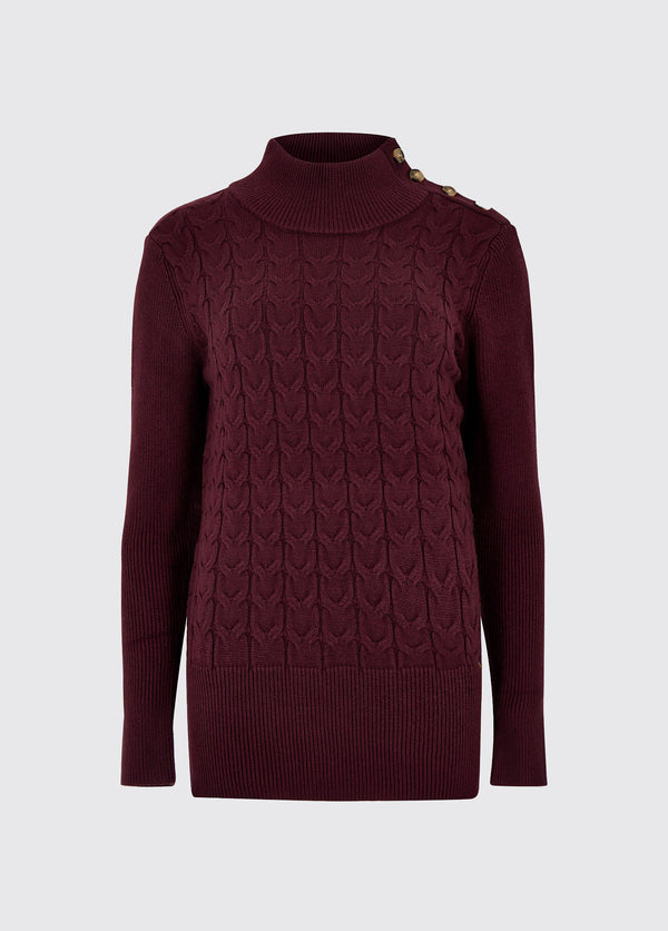 dubarry Claremont Women’s Sweater - Ox Blood