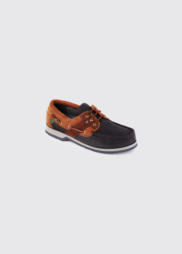 Dubarry Clipper Deck Shoe - Navy/Brown