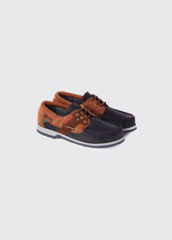 dubarry Clipper Deck Shoe - Navy/Brown