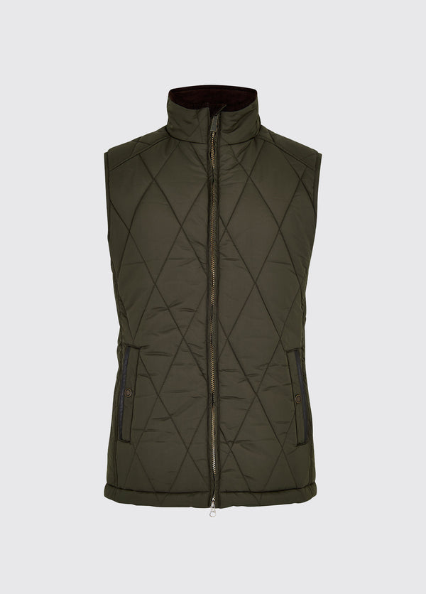 dubarry Colamber Men’s Quilted Gilet - Olive