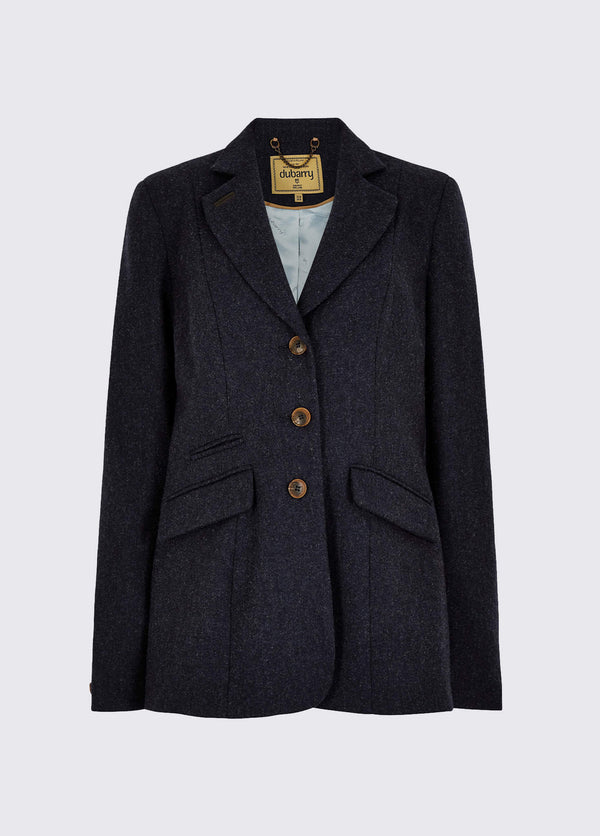 dubarry Darkhedge Tweed Jacket - Navy