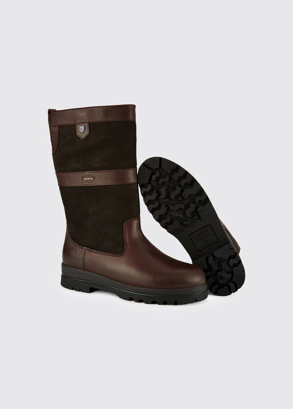 Dubarry Donegal Ladies Country Boot - Black/Brown