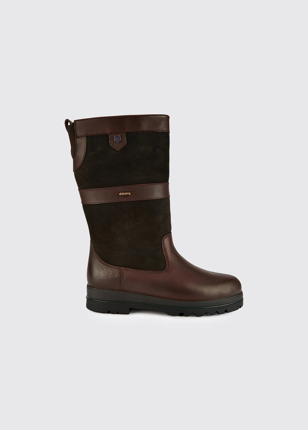 Dubarry Donegal Ladies Country Boot - Black/Brown