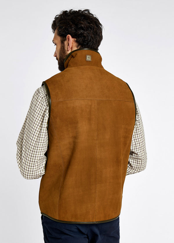 Dubarry Dunhill Leather Gilet - Tan