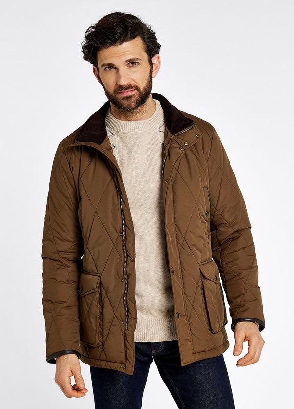 Dubarry Farmley Men’s Quilted Jacket - Bronze