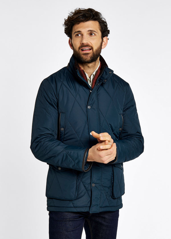 Dubarry Farmley Men’s Quilted Jacket - Navy