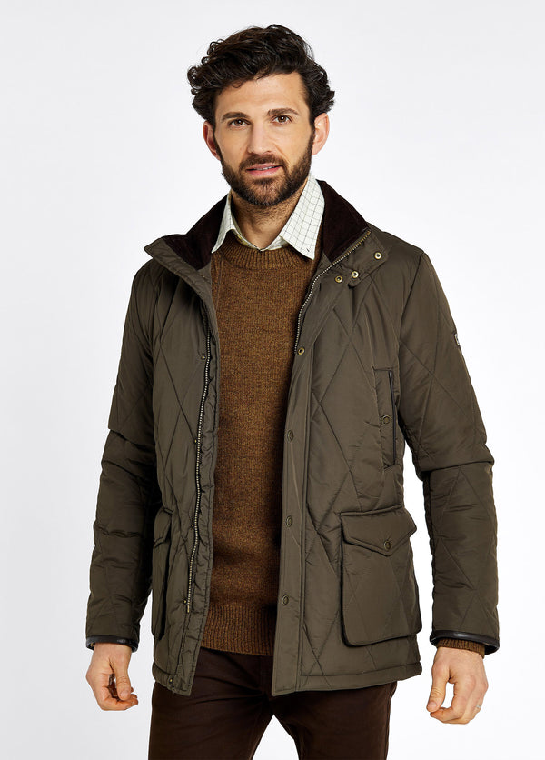 Dubarry Farmley Men’s Quilted Jacket - Olive