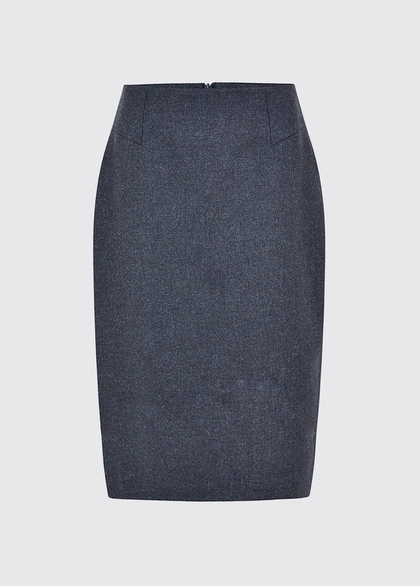 dubarry Fern Tweed Skirt - Denim