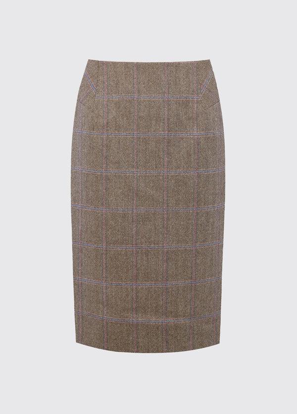 dubarry Fern Tweed Skirt - Woodrose