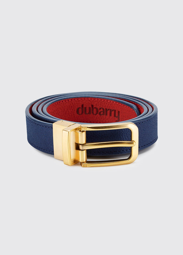 dubarry Foynes Ladies Leather Belt - Royal Blue