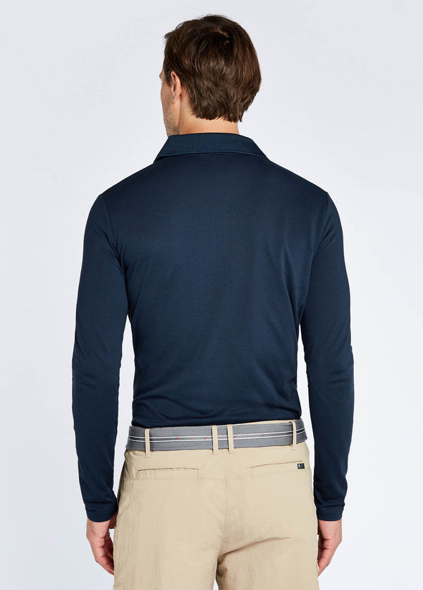 Dubarry Freshford Mens Long-sleeved Polo - Navy