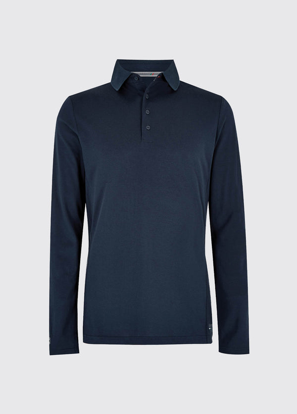 dubarry Freshford Mens Long-sleeved Polo - Navy