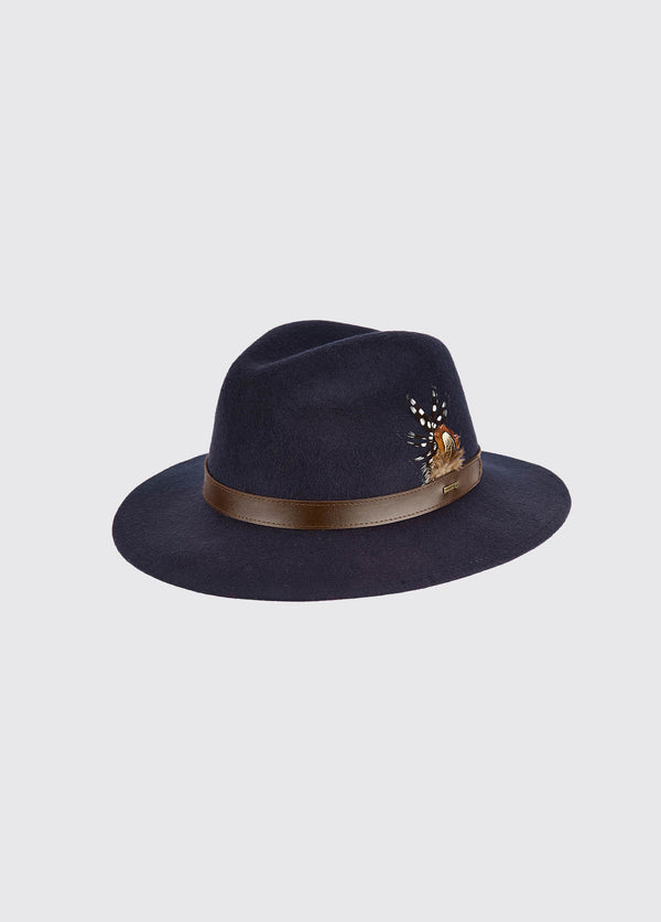 dubarry Gallagher Ladies Felt Hat - Navy