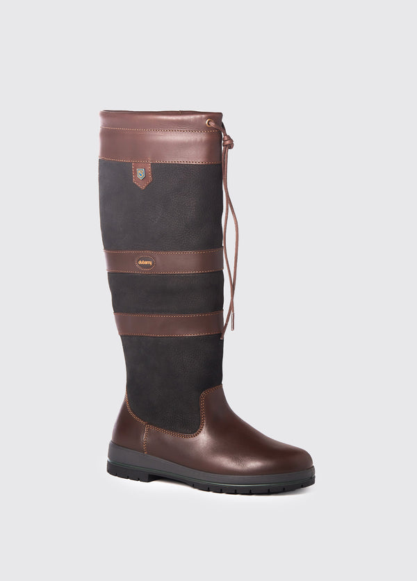 Dubarry Galway Ladies Country Boot - Black/Brown