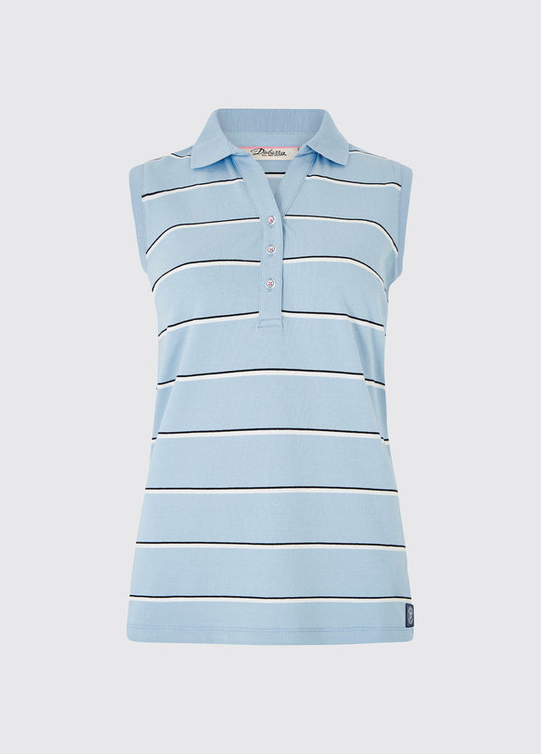 dubarry Gracehill Striped Polo - Light Sky