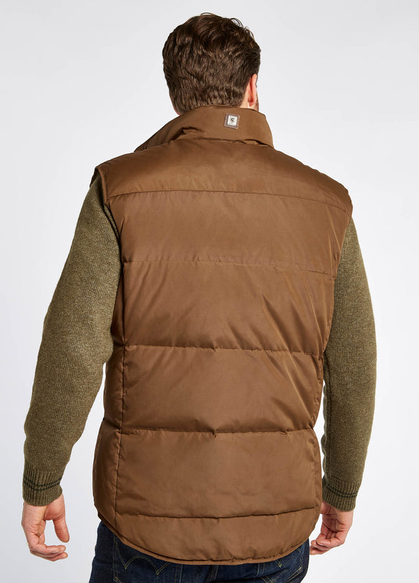 Dubarry Graystown Mens Down-filled Gilet - Walnut