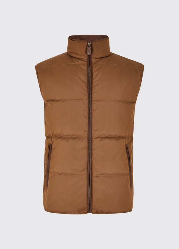 dubarry Graystown Mens Down-filled Gilet - Walnut