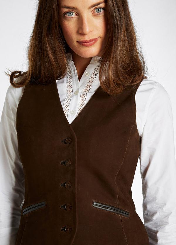 Dubarry Greville Ladies Tailored Waistcoat - Walnut