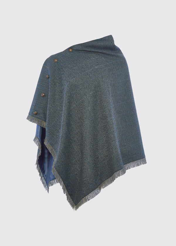 dubarry Hazelwood Tweed Poncho - Mist