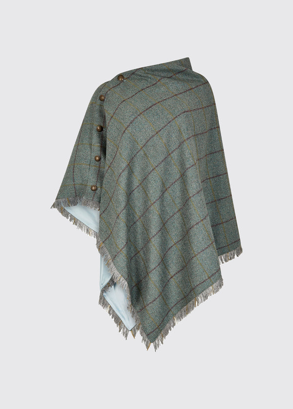 dubarry Hazelwood Tweed Poncho - Sorrel