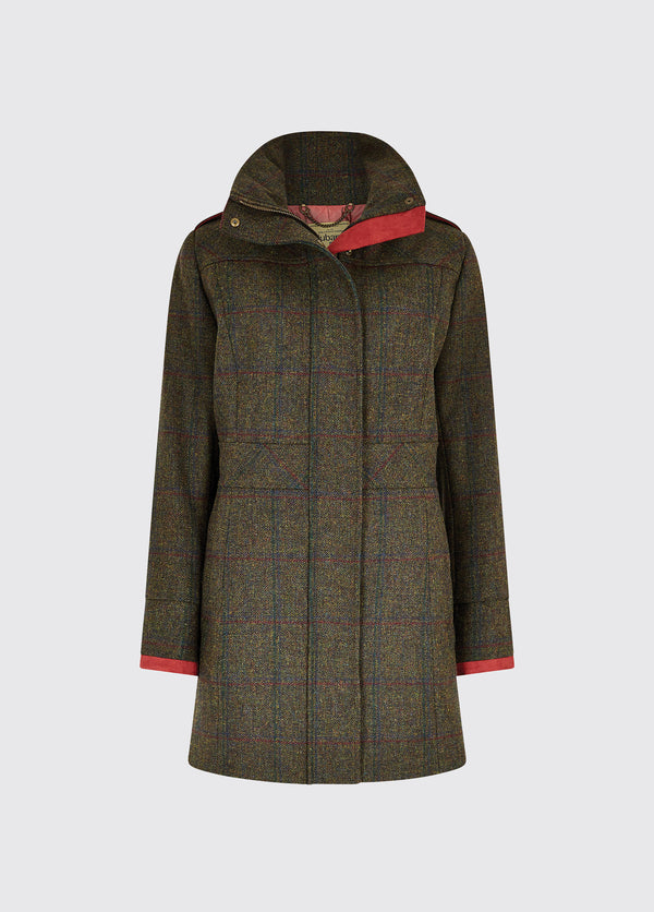 dubarry Hedgerow Tweed Coat - Hemlock