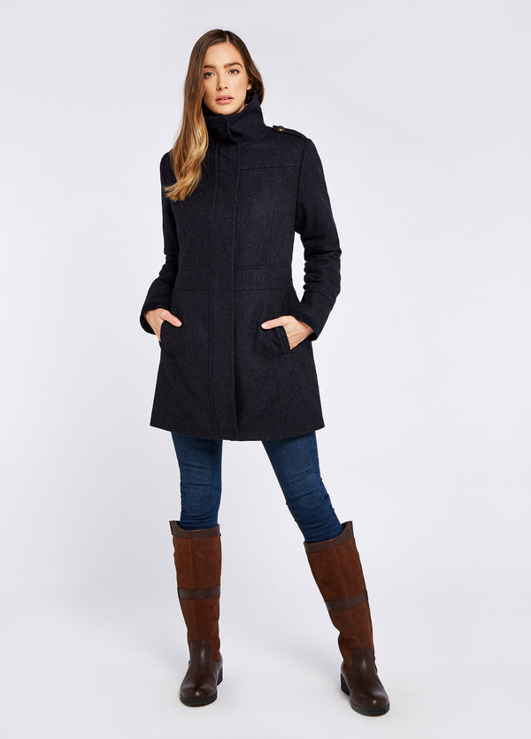 Dubarry Hedgerow Tweed Coat - Navy