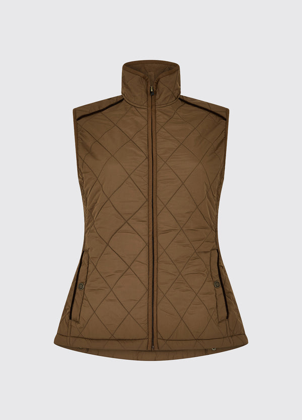 dubarry Heywood Women’s Quilted Gilet - Bronze