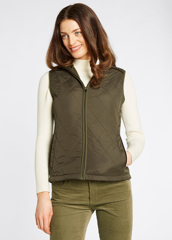 Dubarry Heywood Women’s Quilted Gilet- Olive
