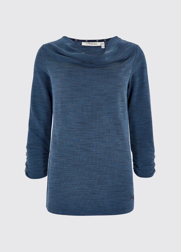 dubarry Hillgrove cowl neck top - Navy