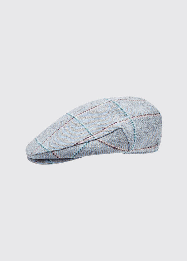 dubarry Holly Tweed Flat Cap - Blue Heather