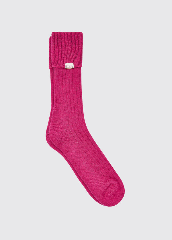 dubarry Holycross Ladies Alpaca Socks - Pink
