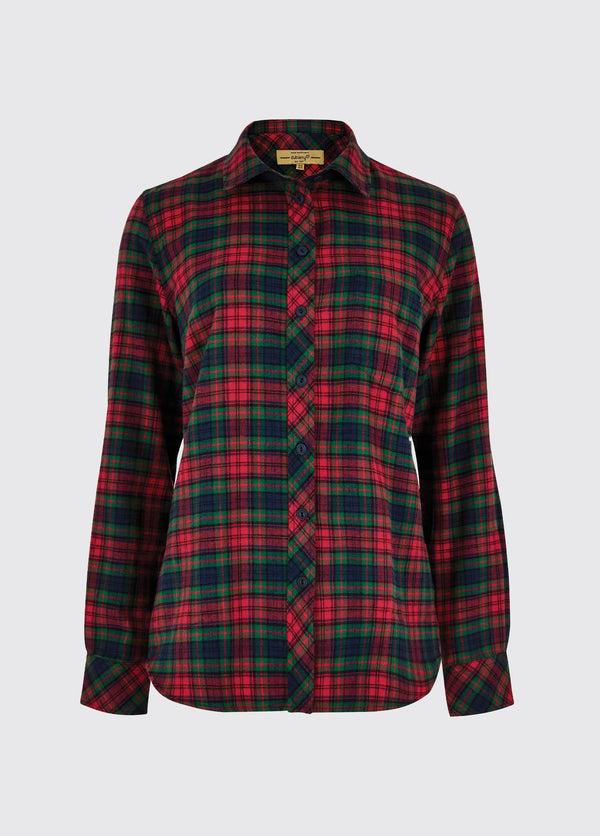 dubarry Japonica Check Shirt - Navy