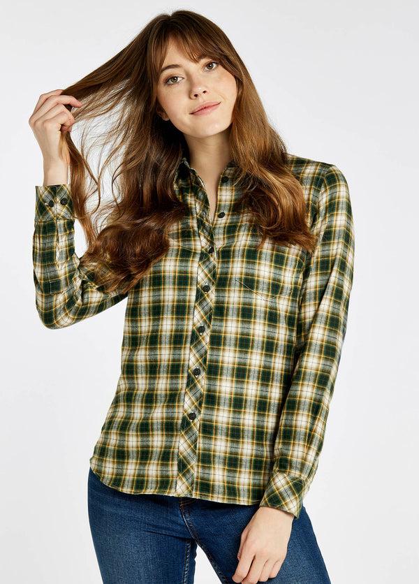 Dubarry Japonica Check Shirt - Olive