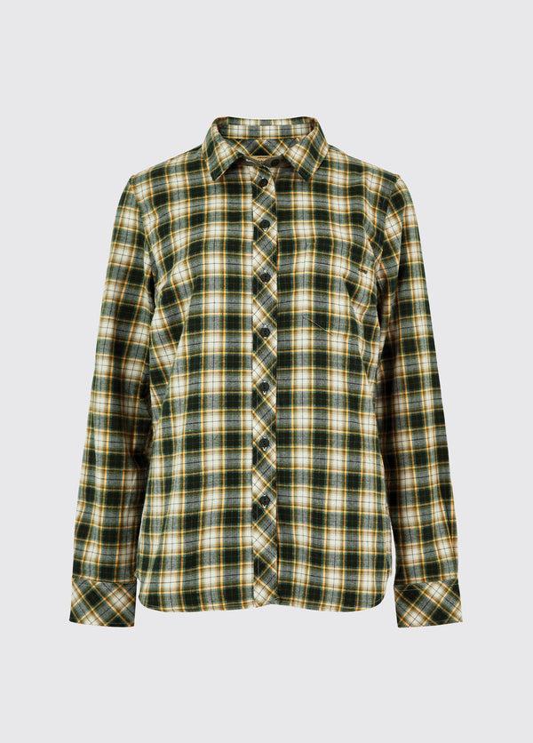 dubarry Japonica Check Shirt - Olive
