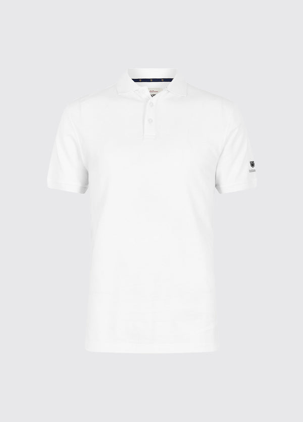 dubarry Jennings Men’s Cotton Pique Polo - White