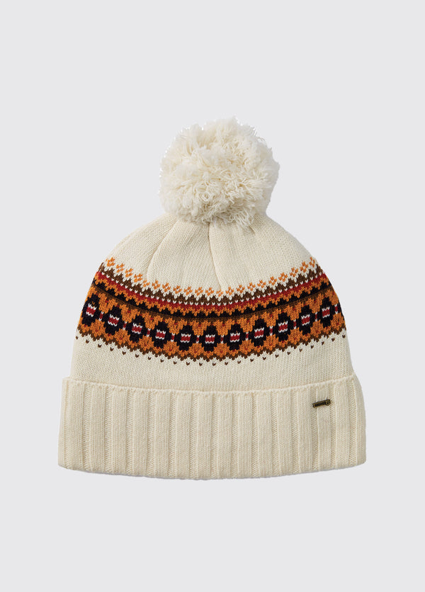 dubarry Kilcormac Ladies Knitted Hat - Chalk
