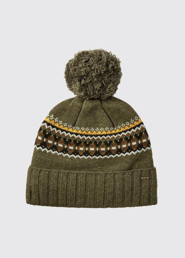 dubarry Kilcormac Ladies Knitted Hat - Dusky Green