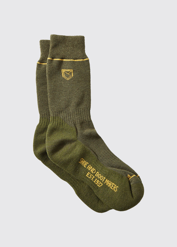dubarry Kilkee Mens Socks - Olive