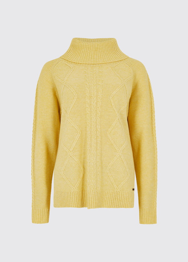 dubarry Kirkwood Women’s Chunky Sweater - Maize