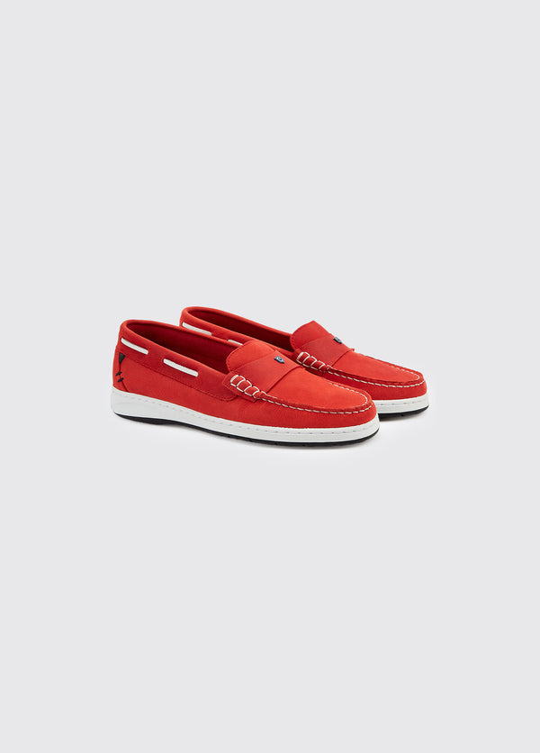 dubarry Kos Deck Shoe - Engine Red
