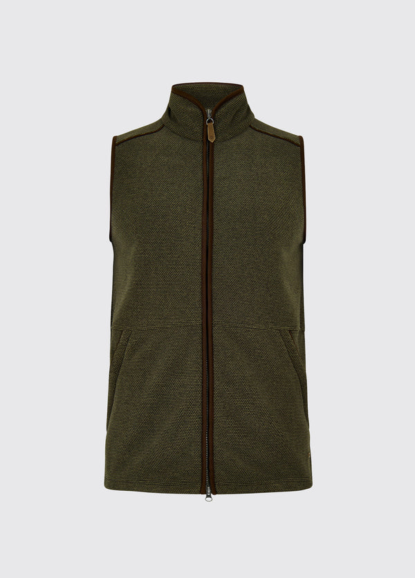 dubarry Lifford Fleece Gilet - Olive