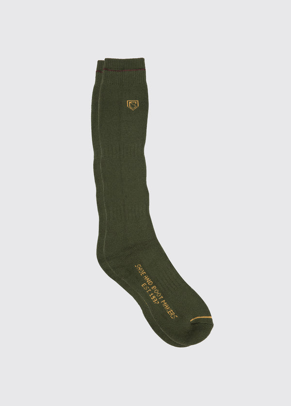 dubarry Long Mens Boot Socks - Olive