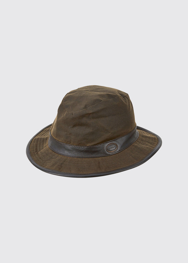 dubarry Macreddin Wax bucket hat - Olive