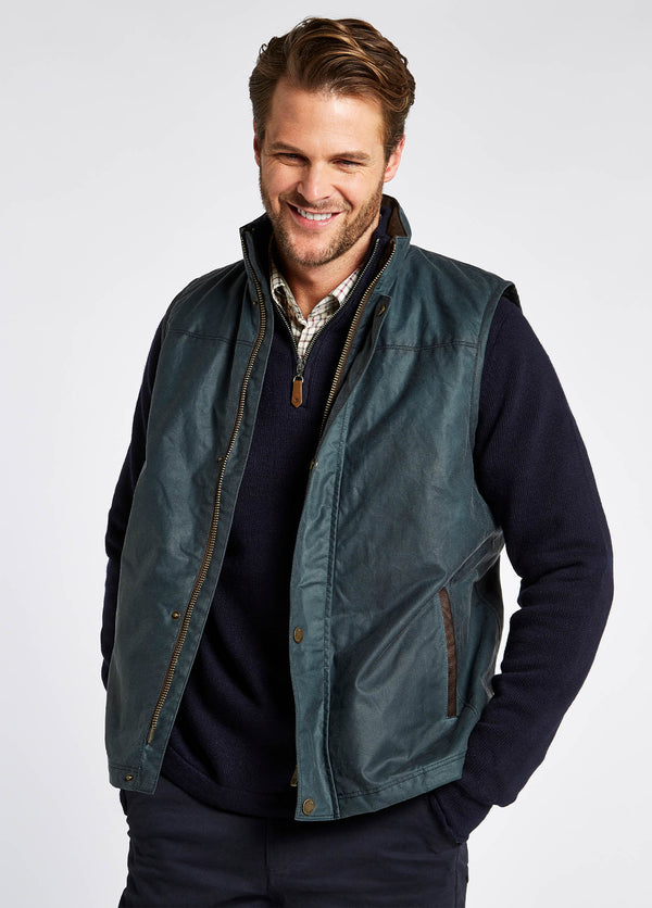 Dubarry Mayfly Wax Gilet - Dark Pebble