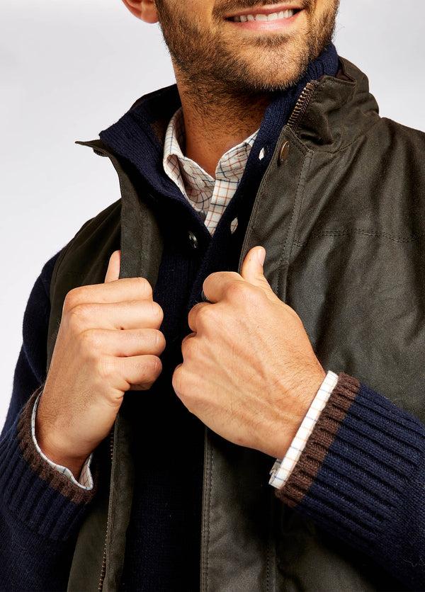 Dubarry Mayfly Wax Gilet - Olive