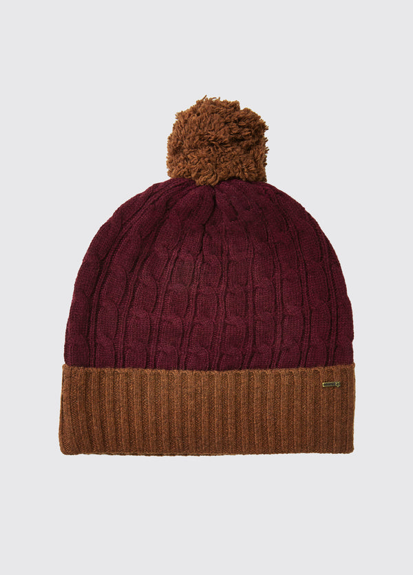 dubarry Meehan Women’s Knitted Hat - Ox Blood